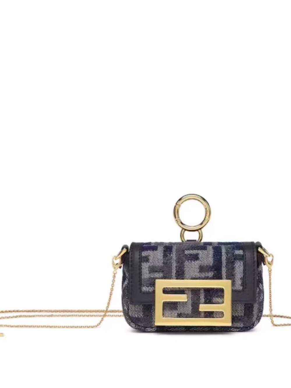 FENDI Nano Baguette Charm Bag